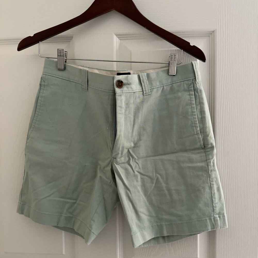 J. Crew Factory Men’s 7 inch inseam shorts | Color: pastel green | Size: 28